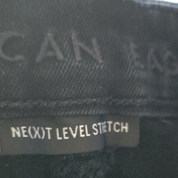 American Eagle Outfitters Black Ripped Skinny Jeans - Picture 10 of 12